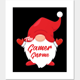 The Gamer Gnome Matching Family Christmas Pajama Posters and Art